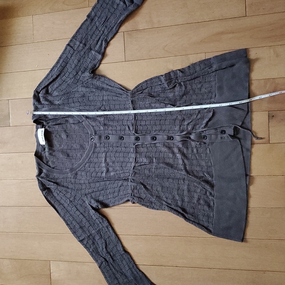 DKNY JEANS Cardigan with String Belt - Picture 7 of 11
